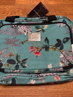 Bang & Carsen  Floral Cosmetic Travel Bag with Multicolor Blooms NWT